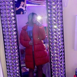 Juicy couture red puffer jacket
